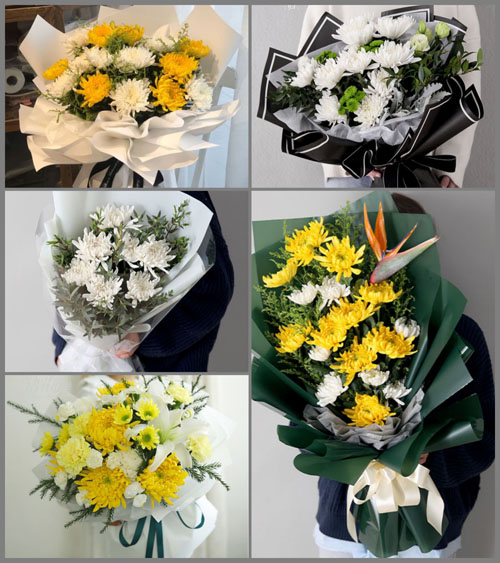 安徽淮南市潘集区祁集镇曹岗村白事花束代送